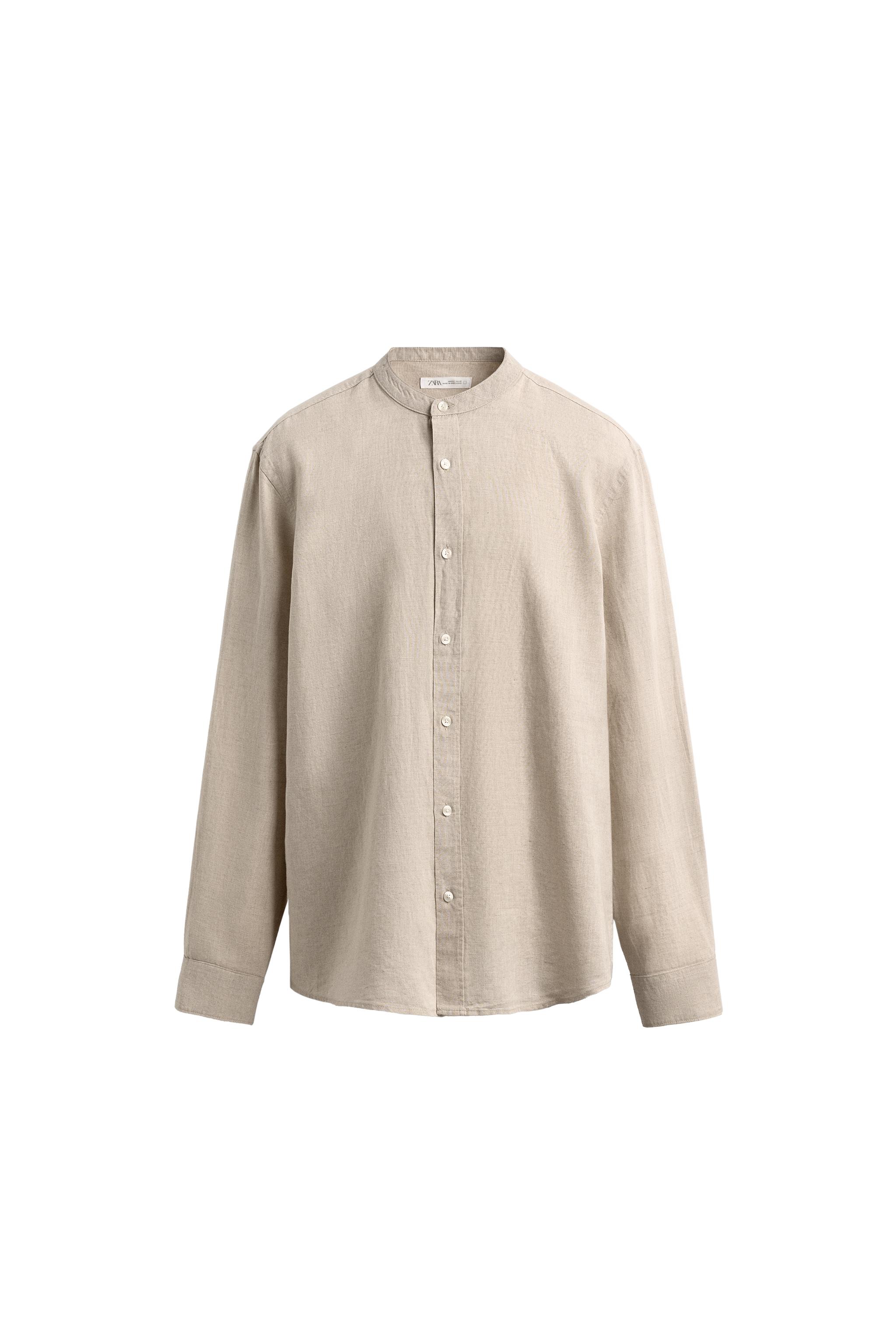 CHEMISE RELAXED FIT LIN - COTON